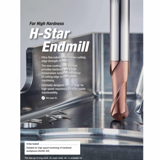 DAO PHAY NGÓN CỨNG H-STAR ENDMILL